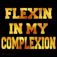 Flexin In My Complexion Gold Print Mousepad thumb 1