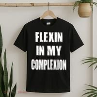 Flexin My Complexion Distressed Logo T-Shirt thumb 2