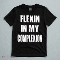 Flexin My Complexion Distressed Logo T-Shirt thumb 5