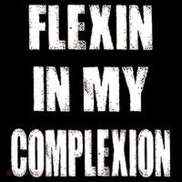 Flexin My Complexion Distressed Logo Kids Sweatshirt thumb 2