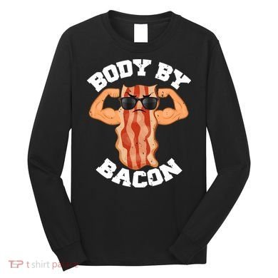 Flexing Body by Bacon Long Sleeve Shirt