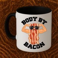 Flexing Body by Bacon Coffee Mug thumb 2