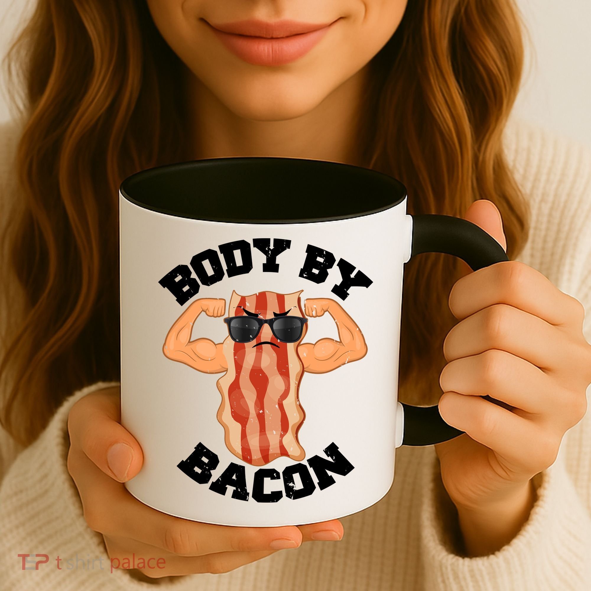 Flexing Body by Bacon Coffee Mug