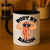 Flexing Body by Bacon Coffee Mug thumb 4