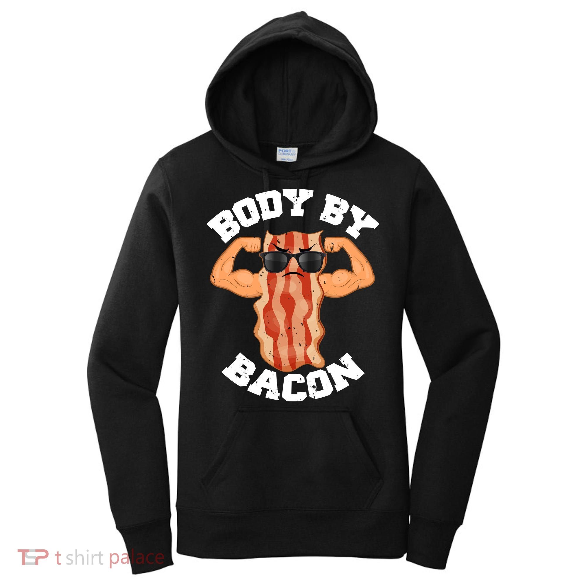 Flexing Body by Bacon Women's Hoodie