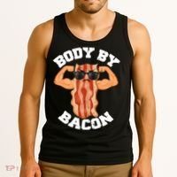 Flexing Body by Bacon Tank Top thumb 3