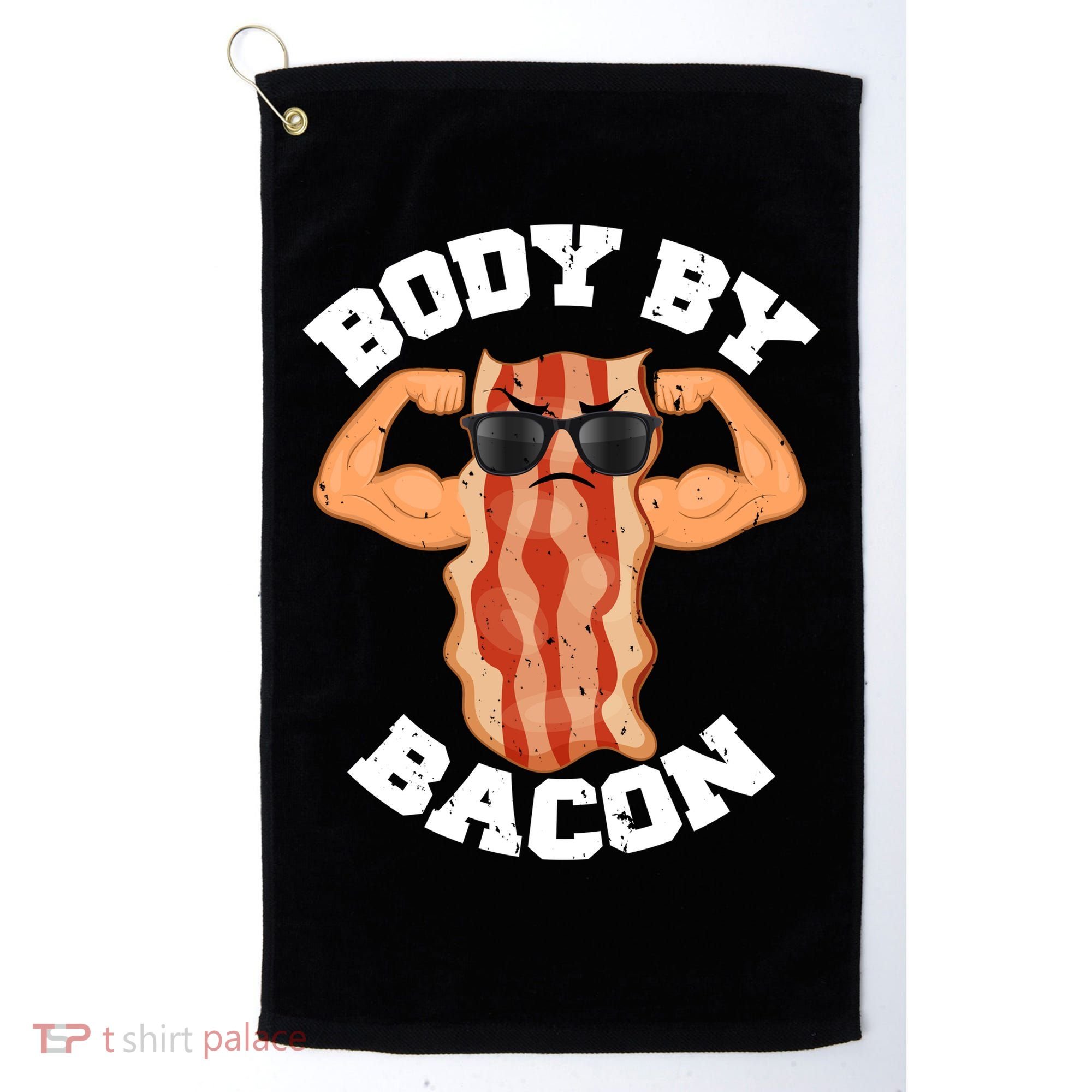 Flexing Body by Bacon Golf Towel