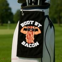 Flexing Body by Bacon Golf Towel thumb 2