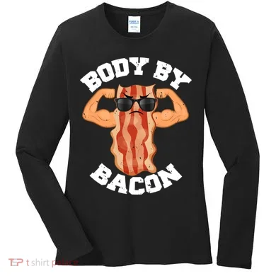 Flexing Body by Bacon Women's Long Sleeve Shirt
