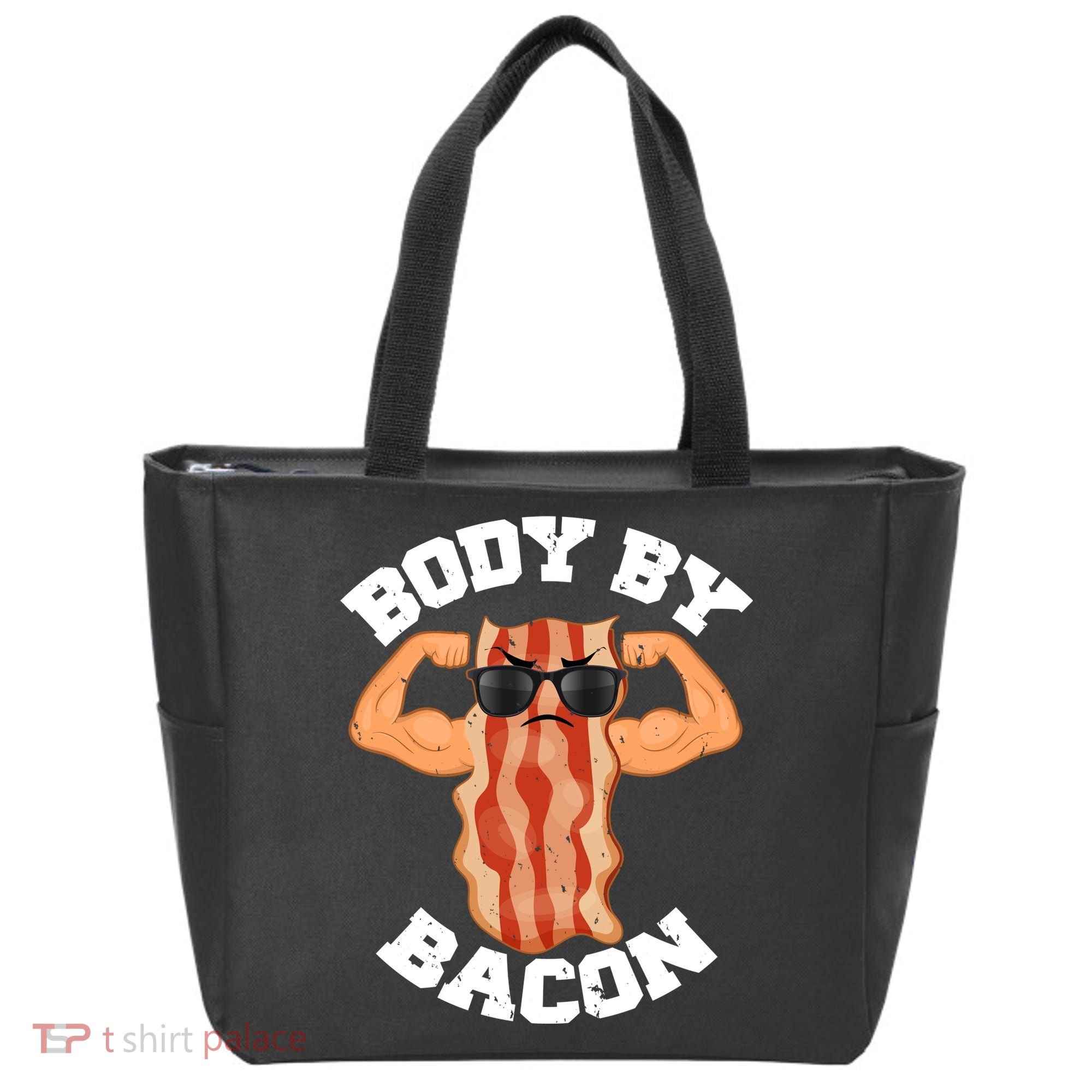 Flexing Body by Bacon Tote Bag