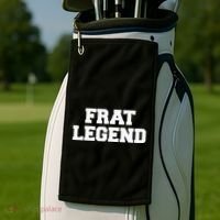Frat Legend Funny Fraternity College Frat Party Greek Golf Towel thumb 2