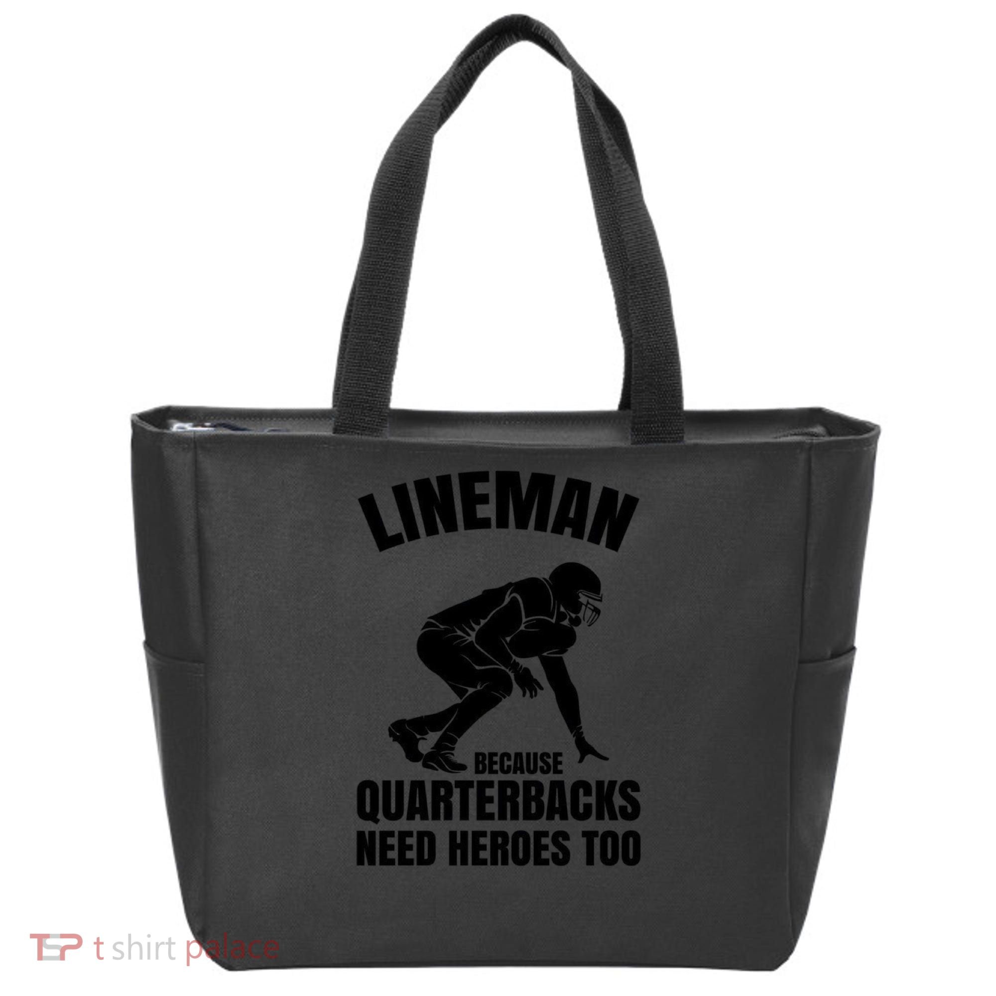 Football Lineman Tote Bag