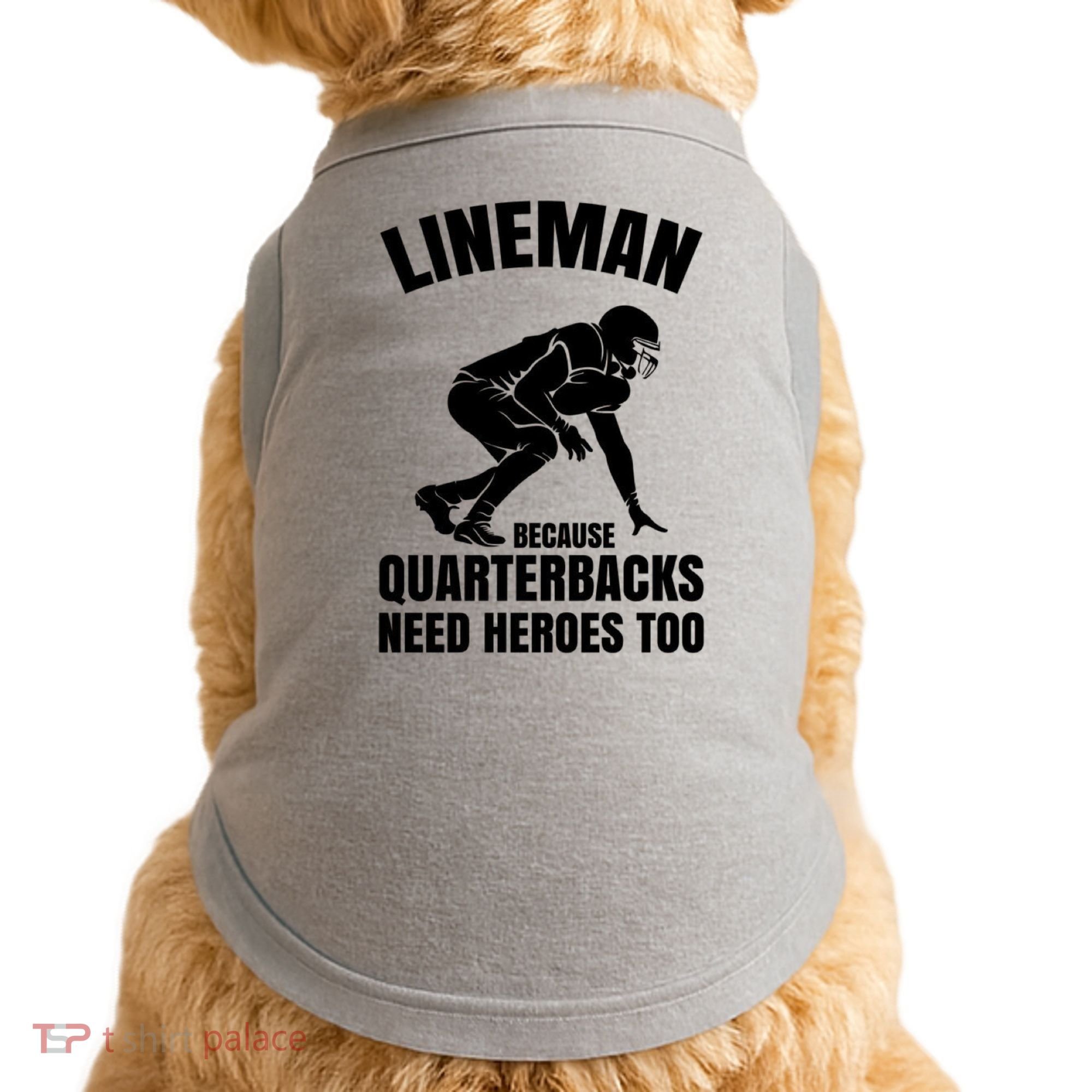 Football Lineman Doggie Tank