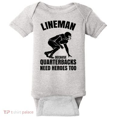 Football Lineman Baby Bodysuit