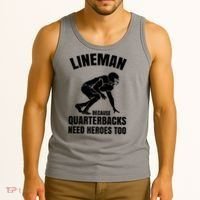 Football Lineman Tank Top thumb 3
