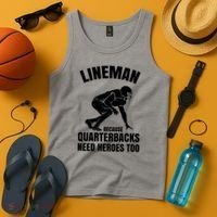 Football Lineman Tank Top thumb 4