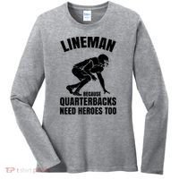 Football Lineman Women's Long Sleeve Shirt thumb 0