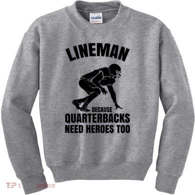 Football Lineman Kids Sweatshirt