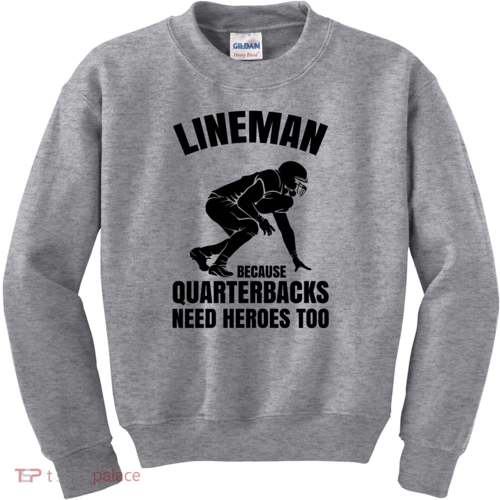 Football Lineman Kids Sweatshirt