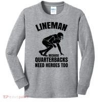 Football Lineman Kids Long Sleeve Shirt thumb 0