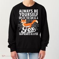 Fox Lover Funny Fox Forest Animals Cute Fox Fox Women's Sweatshirt thumb 0