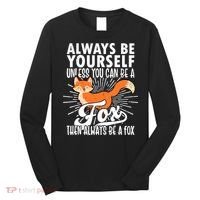 Fox Lover Funny Fox Forest Animals Cute Fox Fox Long Sleeve Shirt thumb 0