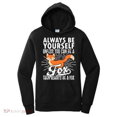 Fox Lover Funny Fox Forest Animals Cute Fox Fox Women's Hoodie