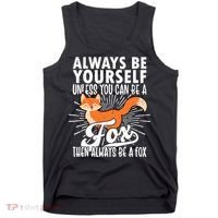 Fox Lover Funny Fox Forest Animals Cute Fox Fox Tank Top thumb 0