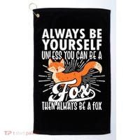 Fox Lover Funny Fox Forest Animals Cute Fox Fox Golf Towel thumb 0