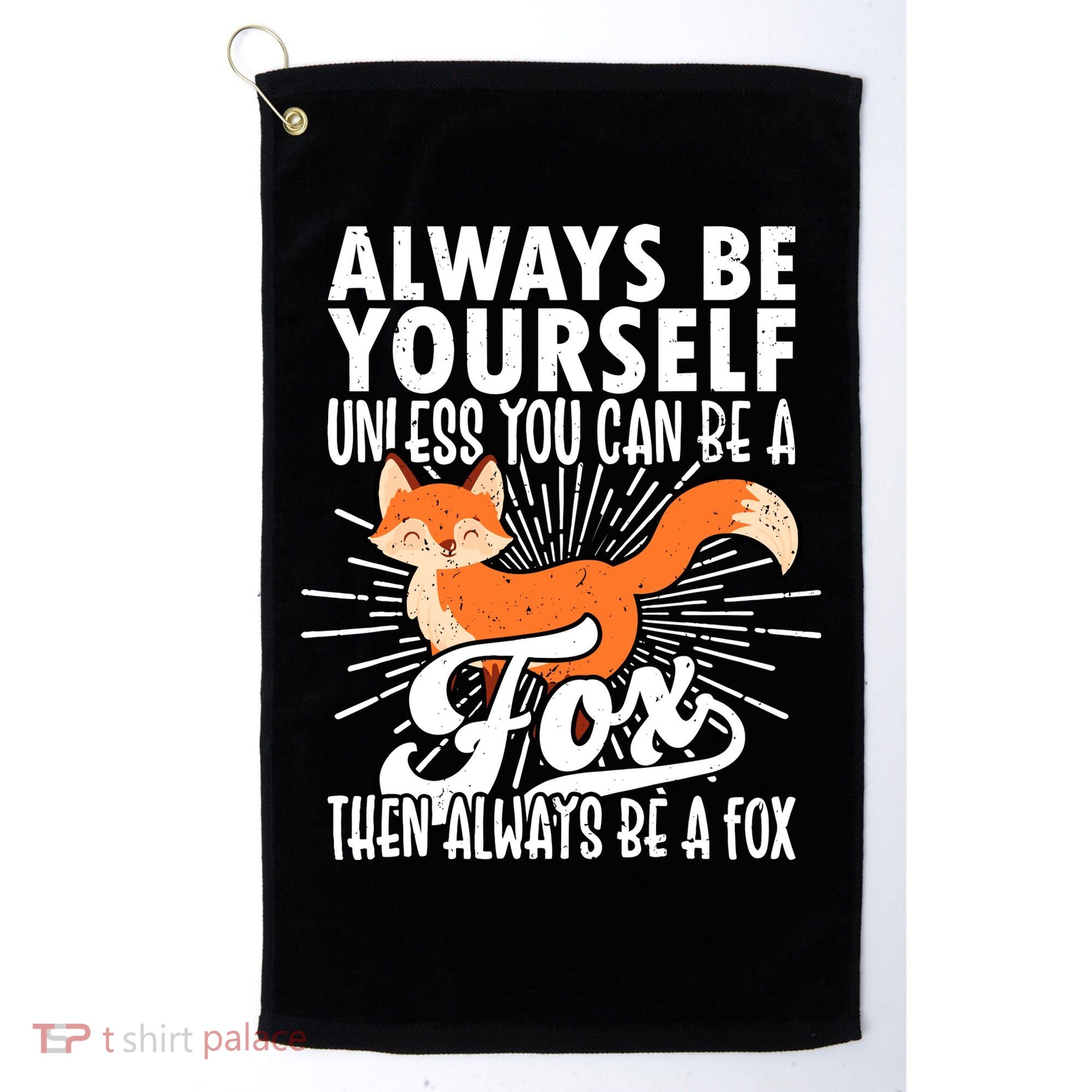 Fox Lover Funny Fox Forest Animals Cute Fox Fox Golf Towel