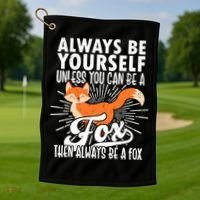 Fox Lover Funny Fox Forest Animals Cute Fox Fox Golf Towel thumb 1