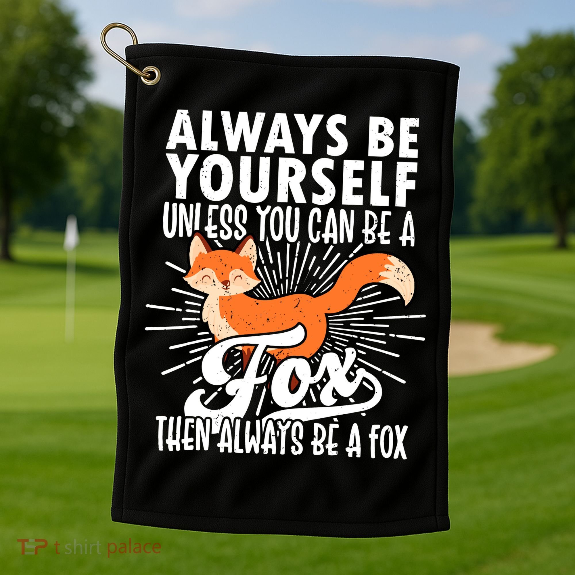 Fox Lover Funny Fox Forest Animals Cute Fox Fox Golf Towel