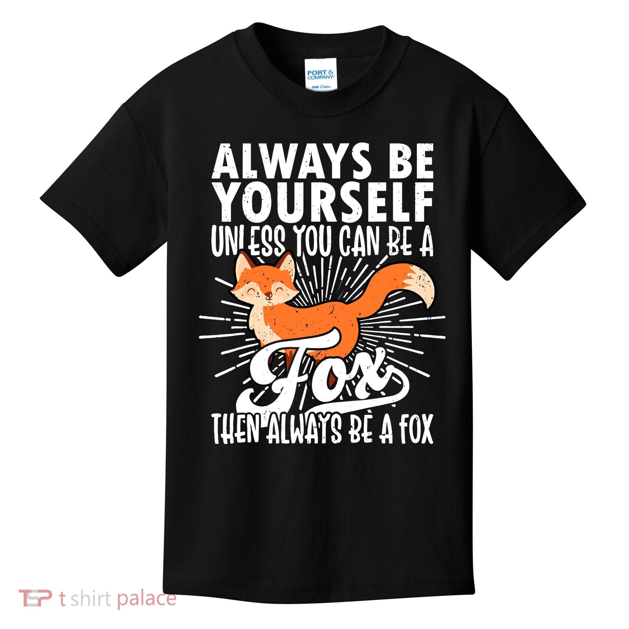 Fox Lover Funny Fox Forest Animals Cute Fox Fox Kids T-Shirt