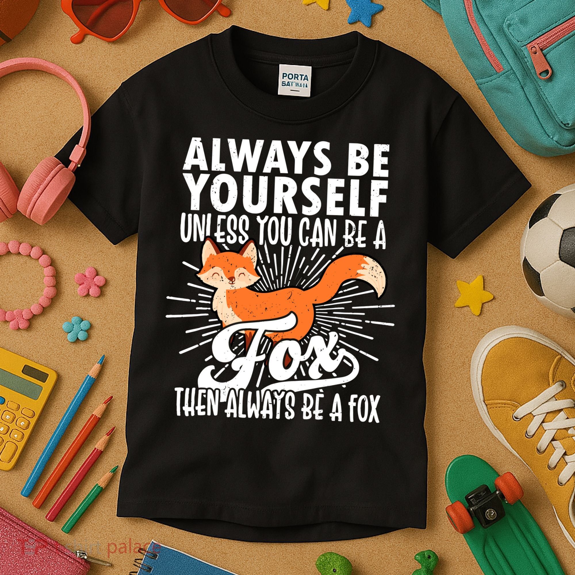 Fox Lover Funny Fox Forest Animals Cute Fox Fox Kids T-Shirt