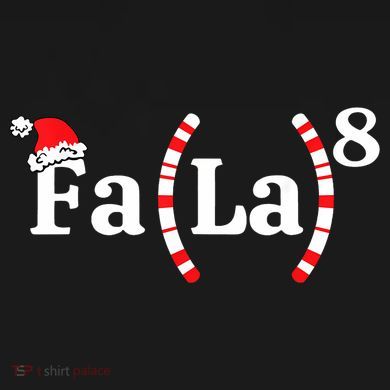 Fa (La)8 Funny Christmas Santa Fa La Math Teacher Student Toddler Zip Fleece Hoodie