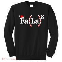Fa (La)8 Funny Christmas Santa Fa La Math Teacher Student Sweatshirt thumb 0