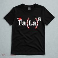 Fa (La)8 Funny Christmas Santa Fa La Math Teacher Student T-Shirt thumb 5