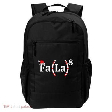 Fa (La)8 Funny Christmas Santa Fa La Math Teacher Student Backpack
