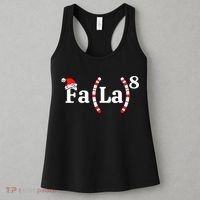 Fa (La)8 Funny Christmas Santa Fa La Math Teacher Student Women's Tank Top thumb 3