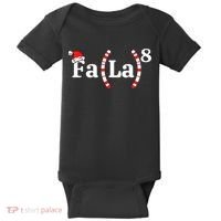 Fa (La)8 Funny Christmas Santa Fa La Math Teacher Student Baby Bodysuit thumb 0