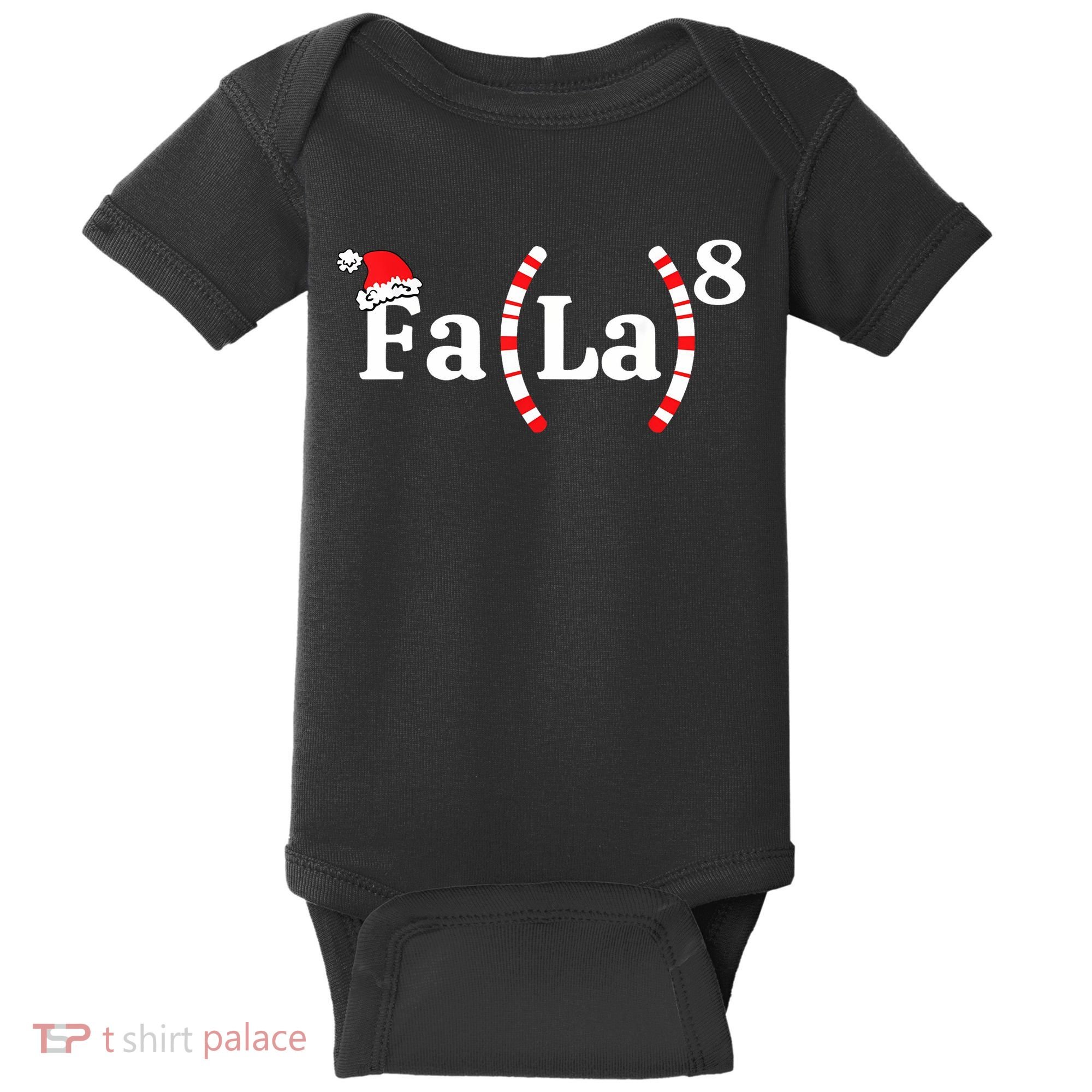 Fa (La)8 Funny Christmas Santa Fa La Math Teacher Student Baby Bodysuit