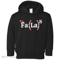 Fa (La)8 Funny Christmas Santa Fa La Math Teacher Student Toddler Hoodie thumb 0