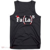 Fa (La)8 Funny Christmas Santa Fa La Math Teacher Student Tank Top thumb 0