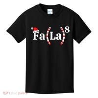 Fa (La)8 Funny Christmas Santa Fa La Math Teacher Student Kids T-Shirt thumb 0