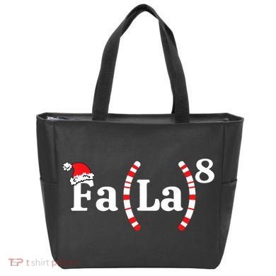Fa (La)8 Funny Christmas Santa Fa La Math Teacher Student Tote Bag