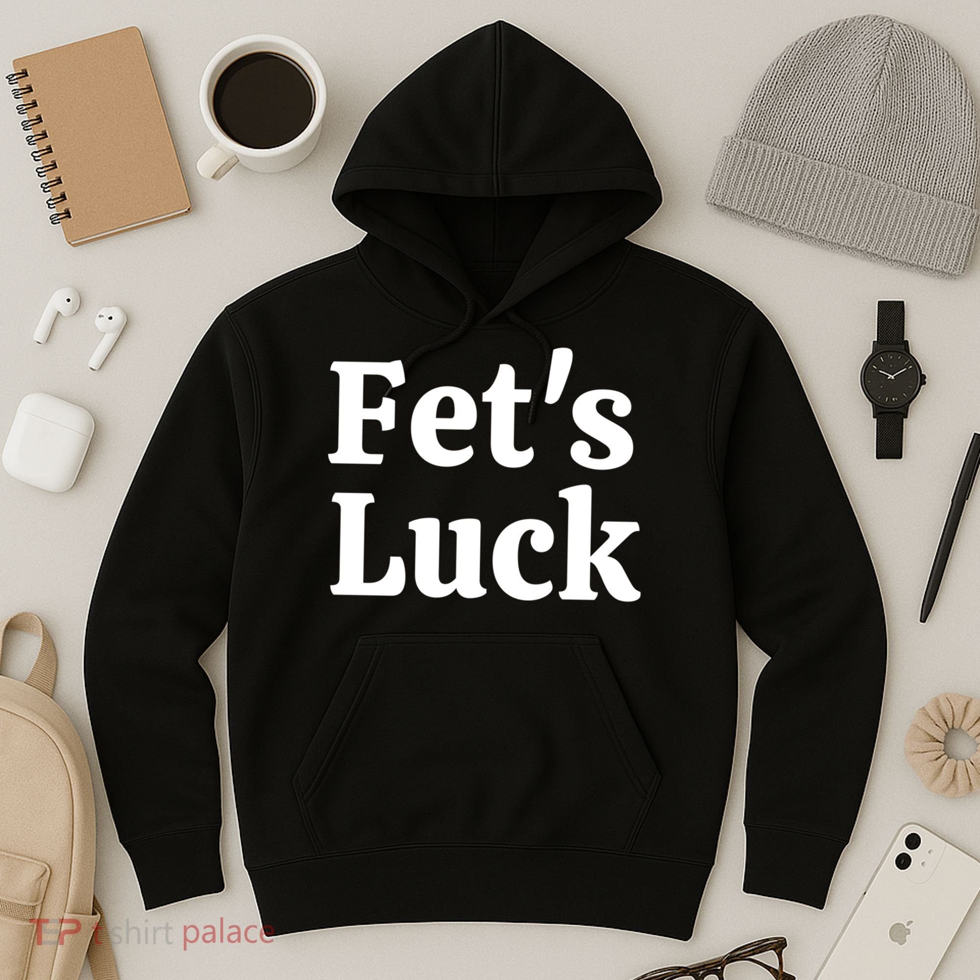 Fets Luck Fets Luck Cool Gift Blue Small Hoodie