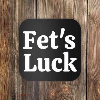 Fets Luck Fets Luck Cool Gift Blue Small Coaster