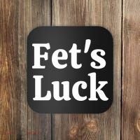 Fets Luck Fets Luck Cool Gift Blue Small Coaster thumb 0
