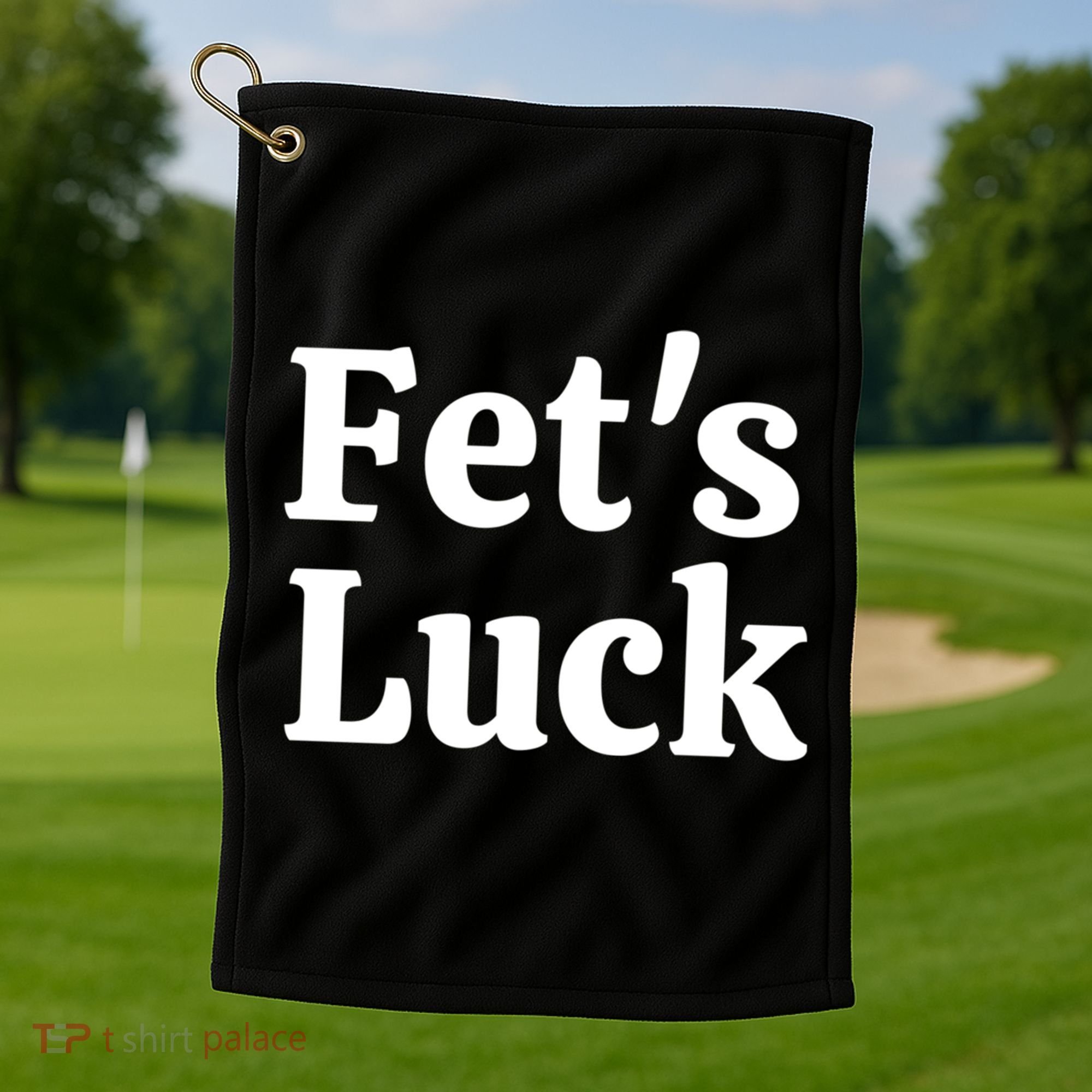 Fets Luck Fets Luck Cool Gift Blue Small Golf Towel