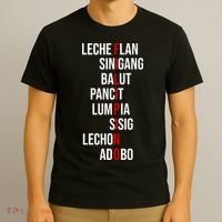 Filipino Lech Flan Sinigang Balut Pancit Lumpia Sisig Lechon Adobo T-Shirt thumb 3